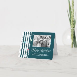Tarjetas de vacaciones para Navidades de Birch de 