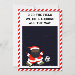 tarjetas de vacaciones para Navidades de fútbol