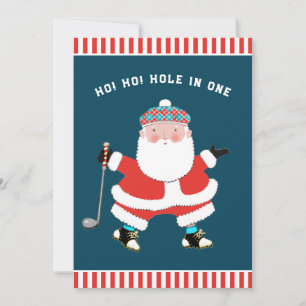 Tarjetas de vacaciones para Navidades de golf