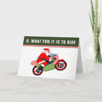 Tarjetas de vacaciones para Navidades Motocross