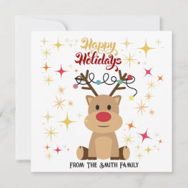 TARJETAS DE VACACIONES PERSONALIZADAS (REINDER)