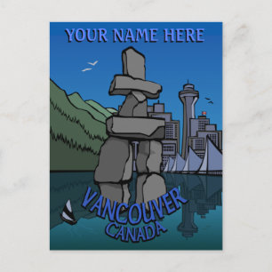 Tarjetas de Vancouver personalizadas para postales