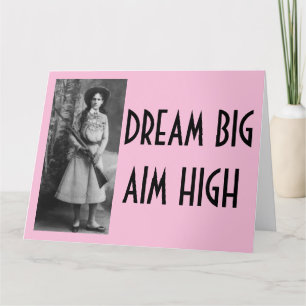 Tarjetas de Vaquera Annie Oakley BIRTHDAY