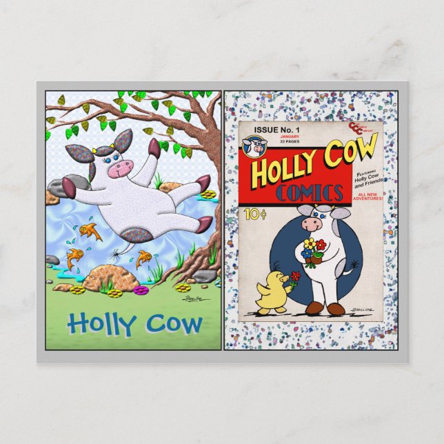 Tarjetas de venta colectiva Holly Cow #1 y #2 (Anverso)