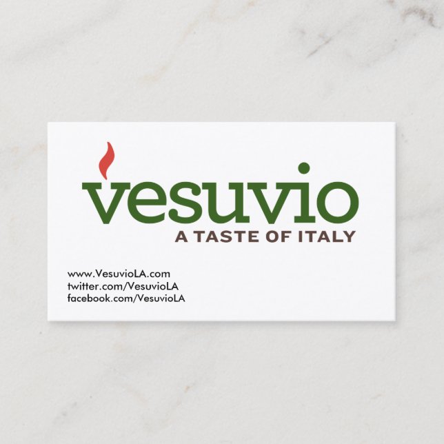 TARJETAS DE VESUVIO (Anverso)