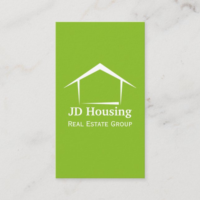 Tarjetas de viaje de negocios Mod green white Clas (Anverso)