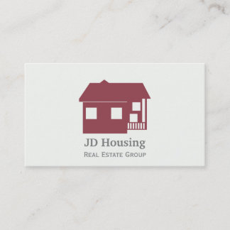 Tarjetas de viaje de negocios Mod Red White Classy