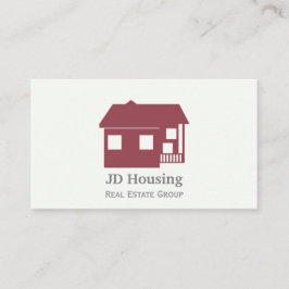 Tarjetas de viaje de negocios Mod Red White Classy