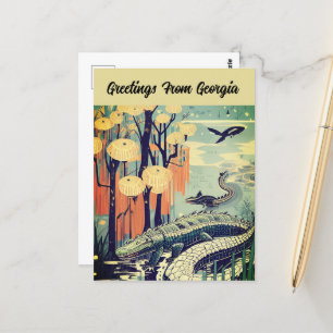 Tarjetas de viaje de Personalizable de Georgia