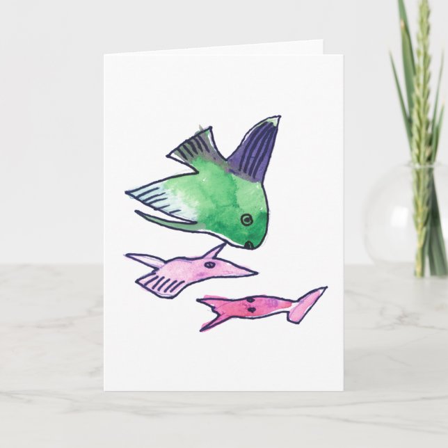 Tarjetas de vida marina (Anverso)