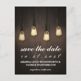 Tarjetas de Vintage Rústico Chic para Guardar la F