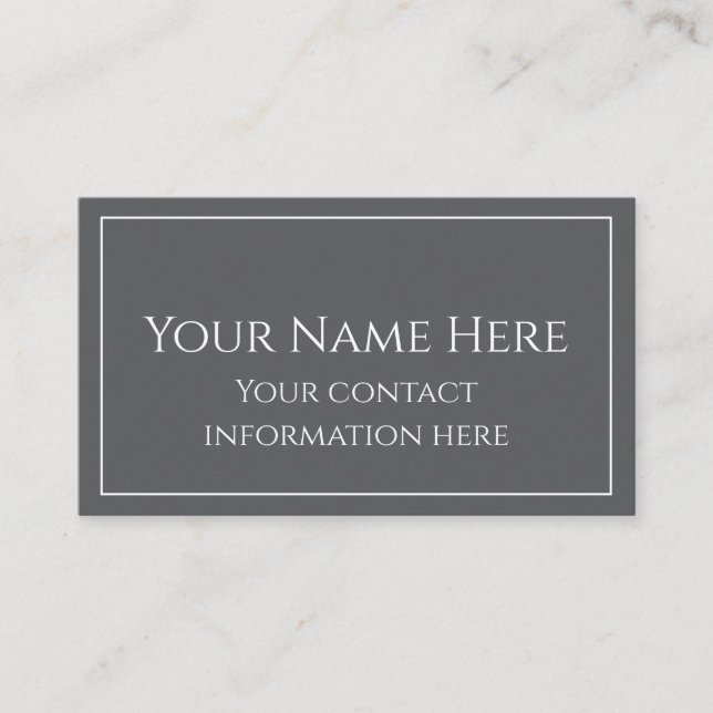 Tarjetas de visita (Anverso)