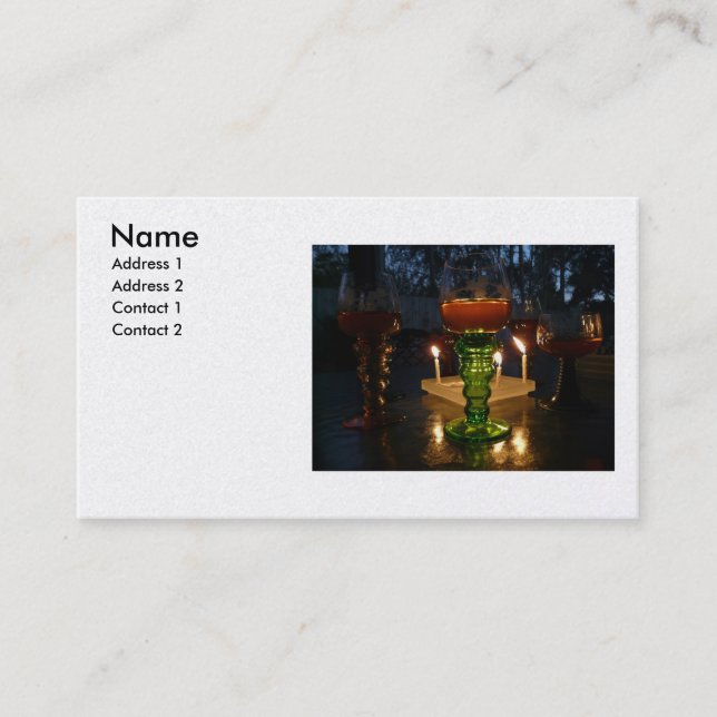 Tarjetas de visita (Anverso)