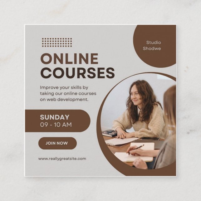 Tarjetas de visita (Anverso)