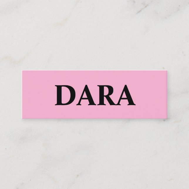 Tarjetas de visita (Anverso)