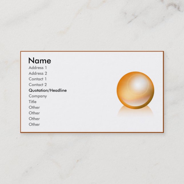 Tarjetas de visita (Anverso)