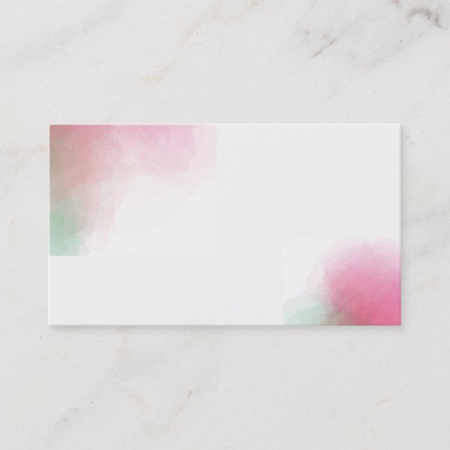 Tarjetas de visita acuáticas para Rosa (Anverso)
