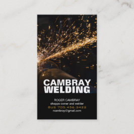 Tarjetas de visita adaptables de la soldadura