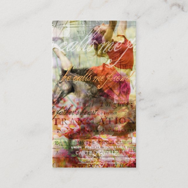 Tarjetas de visita adaptables del arte de (Anverso)