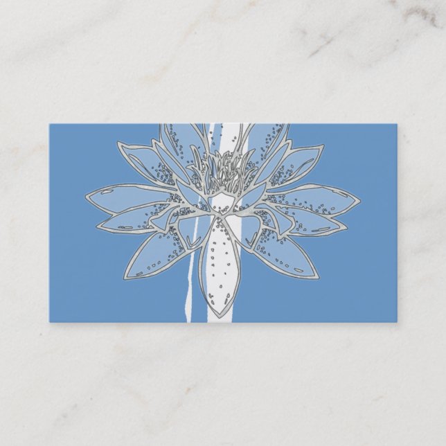 Tarjetas de visita adaptables del arte de Lotus (Anverso)