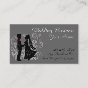 Tarjetas de visita adaptables del boda