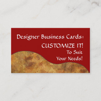 Tarjetas de visita ADAPTABLES del diseñador