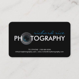 Tarjetas de visita adaptables del fotógrafo