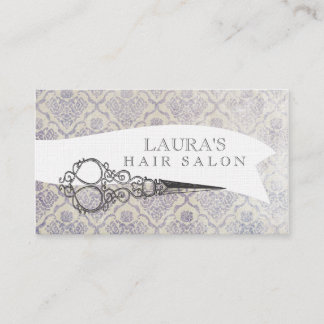 Tarjetas de visita adornadas del salón de pelo de