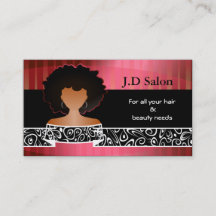 Tarjetas de visita Afro Hair Salon