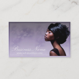 Tarjetas de visita afroamericanas hermosas de la
