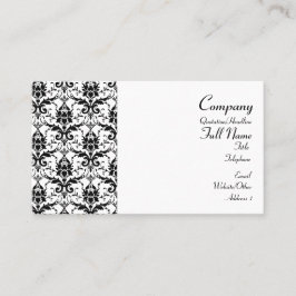 Tarjetas de visita ajustadas de patrón de Damask