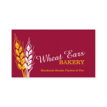 Tarjetas de visita amarillas rojas de los oídos