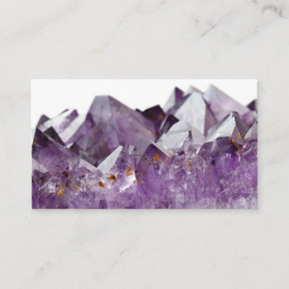 Tarjetas de visita Amethyst Crystal