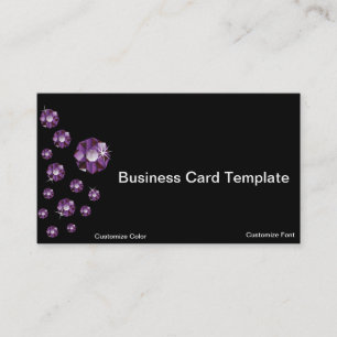 Tarjetas de visita Amethyst de Purple Jewels