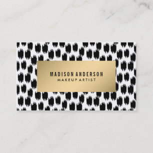 Tarjetas de visita animales de la moda el  