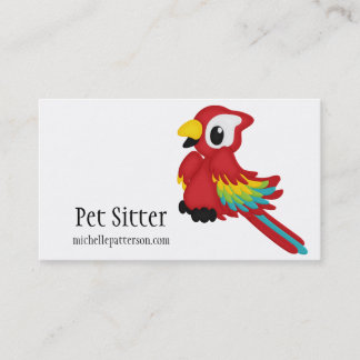 Tarjetas de visita animales del canguro del