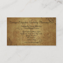 Tarjetas de visita antiguas del remolino de