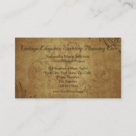 Tarjetas de visita antiguas del remolino de