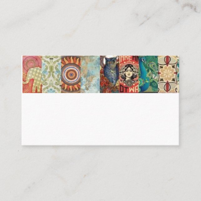 tarjetas de visita artsy (Anverso)