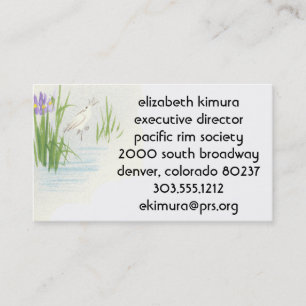 Tarjetas de visita asiáticas del estilo de la gr