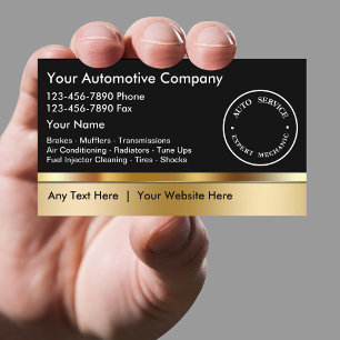 Tarjetas de visita automática