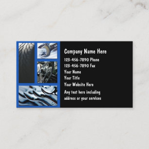 Tarjetas de visita automotrices