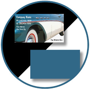 Tarjetas de visita automotrices