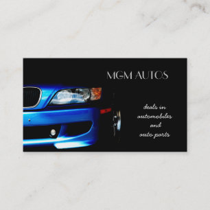 tarjetas de visita automotrices