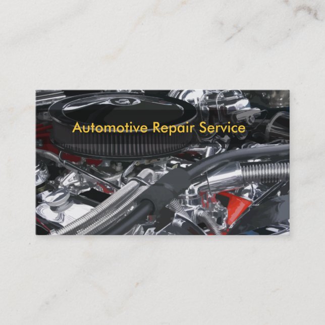 Tarjetas de visita automotrices (Anverso)