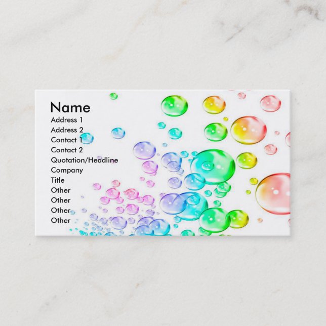 Tarjetas de visita automotrices (Anverso)