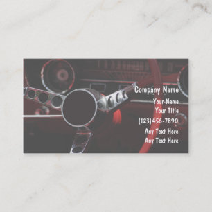 Tarjetas de visita automotrices