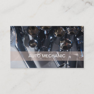 Tarjetas de visita automotrices del mecánico