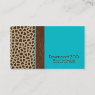 Tarjetas de visita [azules] del estampado de