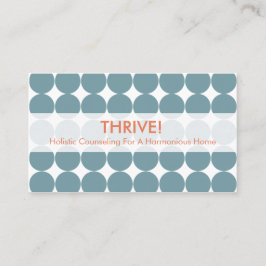 Tarjetas de visita azules del punto